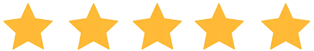5 star Google rating