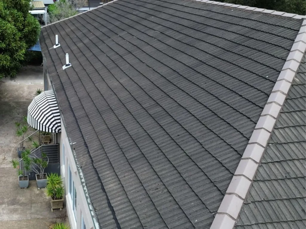 Concrete tile roof on a Sydney home