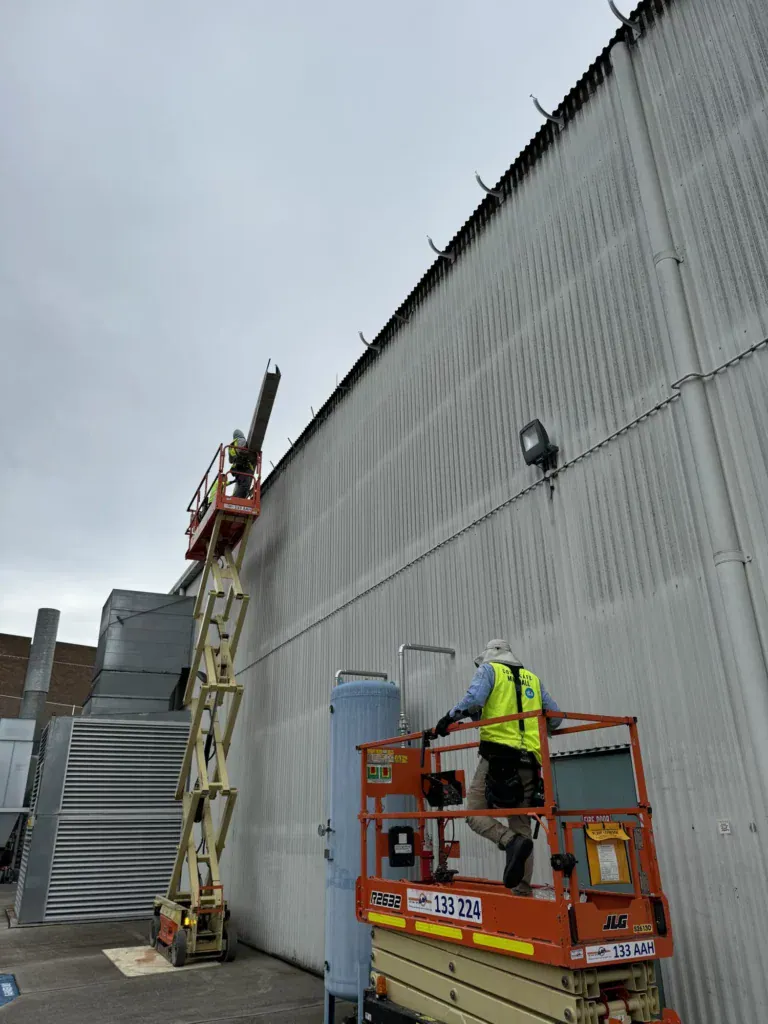Commercial roofing project in Wetherill Park