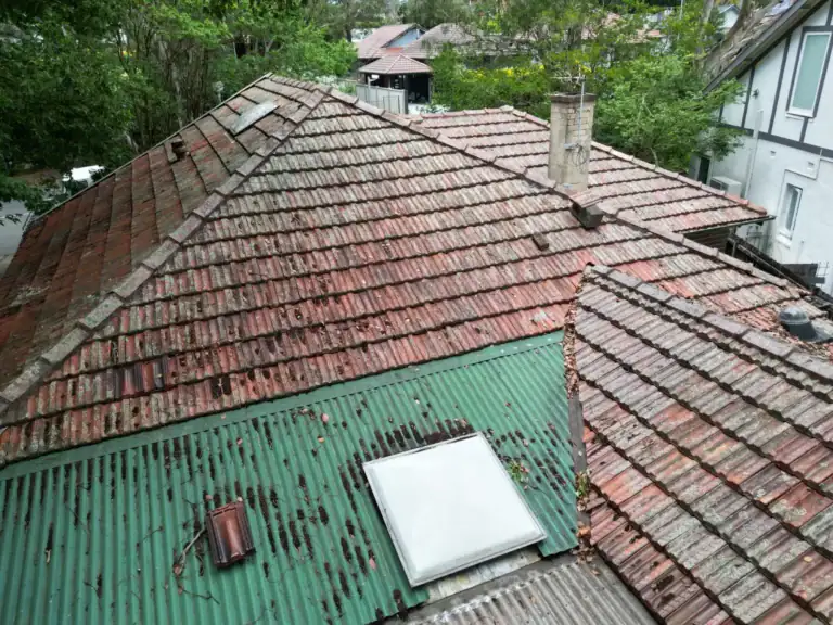 Roof replacement in Lane Cove (before)