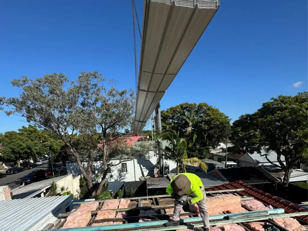 Roof replacement in Leichhardt