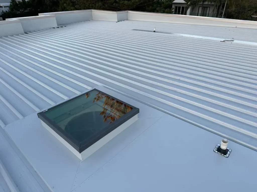 Skylight on a new metal roof in Rose Bay
