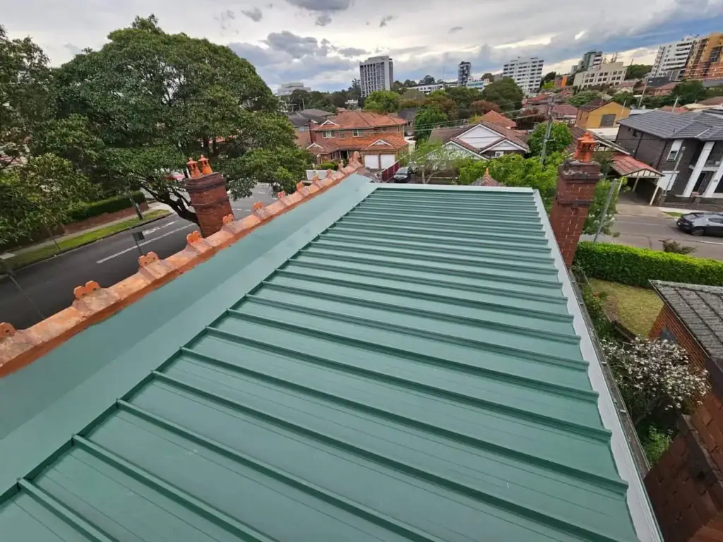 Residential roofing in Burwood (after)