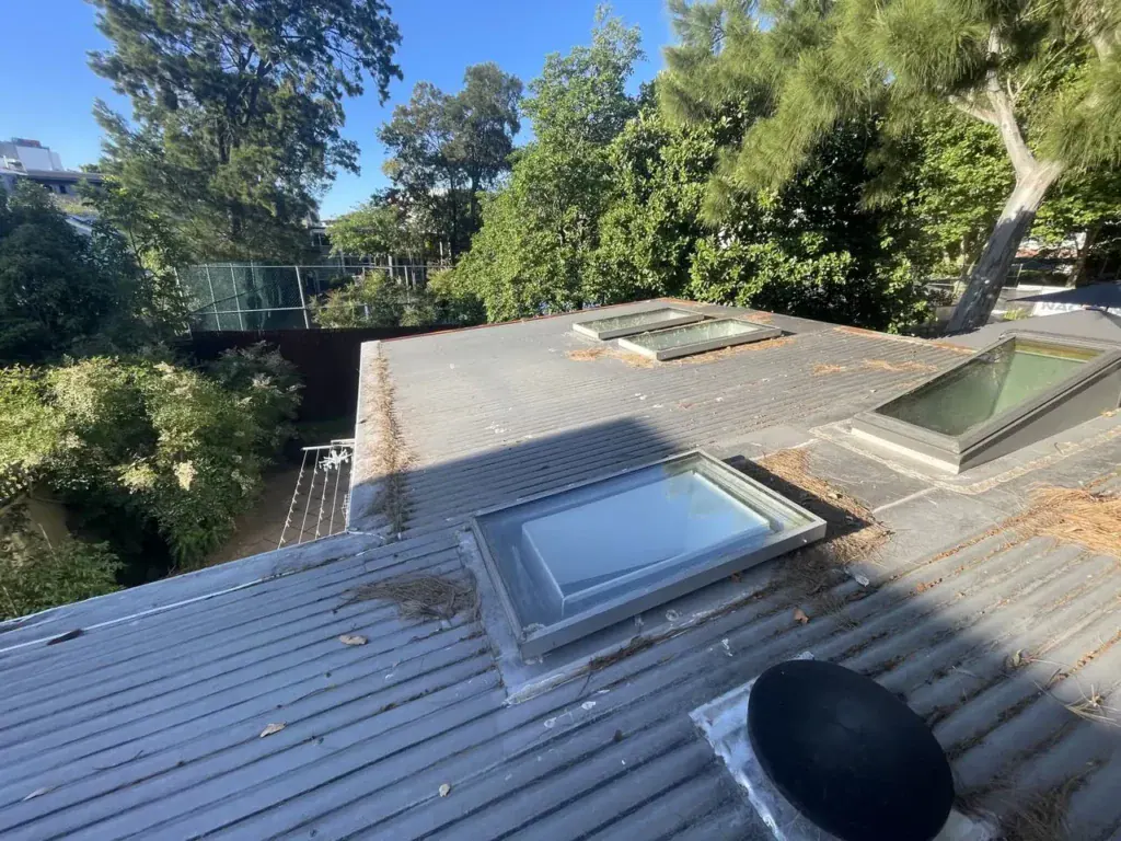 Residential roofing in Crows Nest (before)
